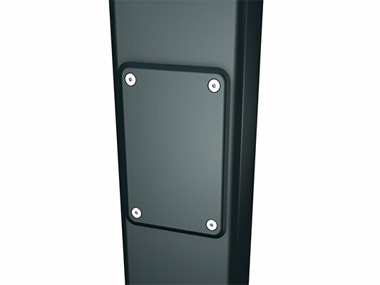 PREFA Quadratrohr mit Reinigungsöffnung, erhältlich in den Größen 80 und 100 mm, ermöglicht eine einfache Wartung und Reinigung von Dachentwässerungssystemen. Die integrierte Reinigungsöffnung sorgt für einen unkomplizierten Zugang und erleichtert die Entfernung von Ablagerungen.