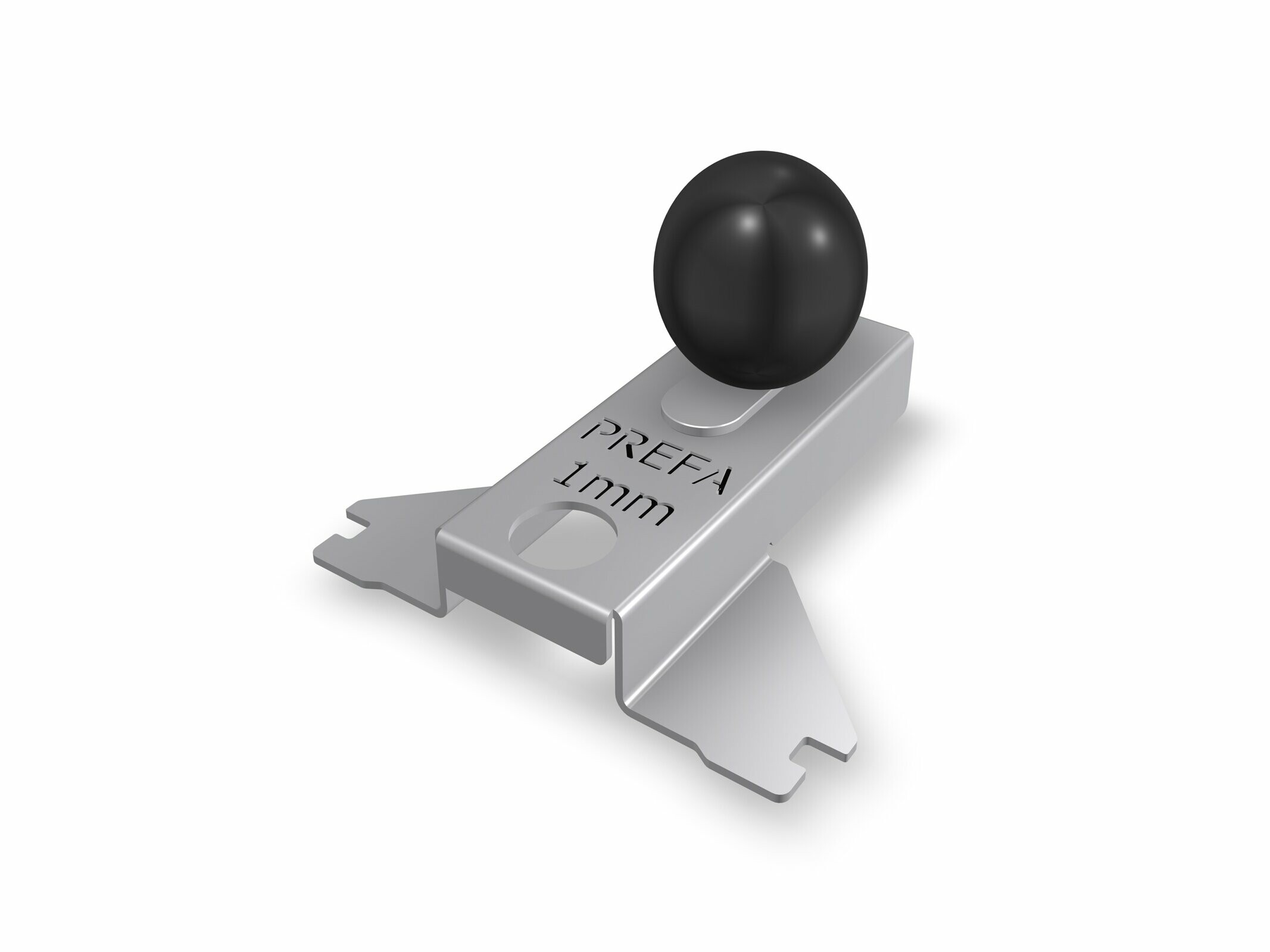 Die PREFA Montagehilfe für Sturmsicherungsclip 1,0 mm für Sidings mit zusätzlichen Positionierlaschen.