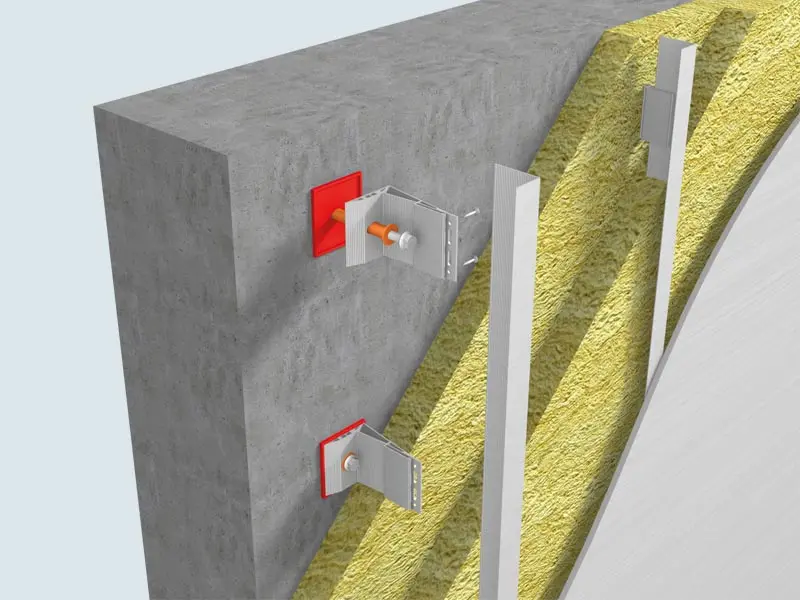 Postavljanje ventilisane fasade sa metalnom potkonstrukcijom