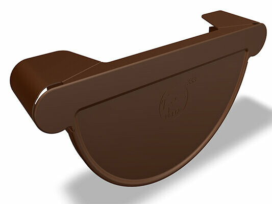 PREFA Klebeendboden Dachrinne